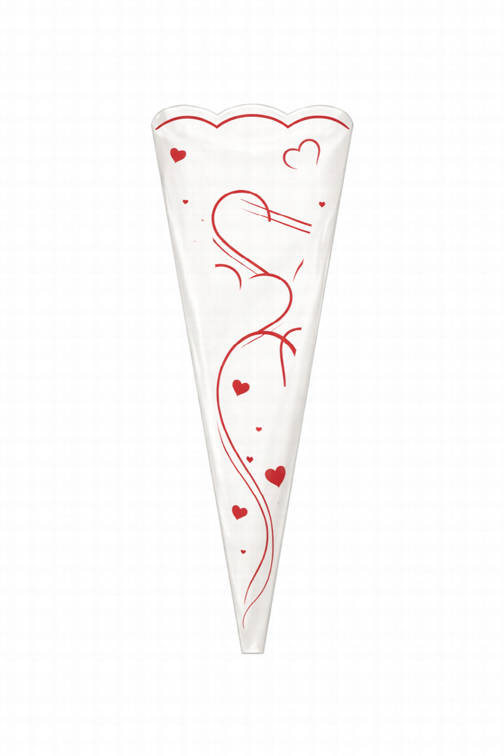 BOTAO CONE C/100 PEROLADO CORACOES S